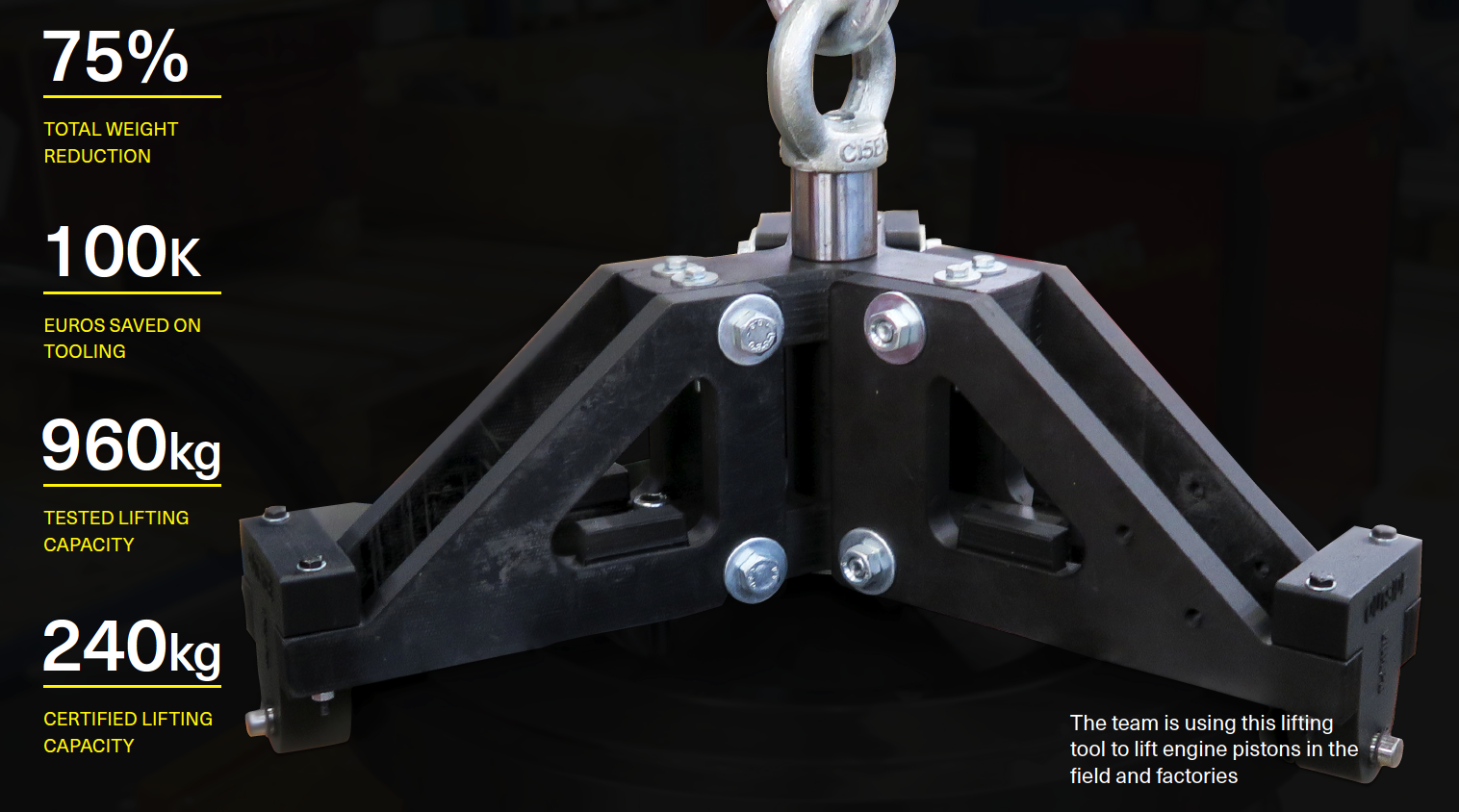 Wärtsilä Piston Lifting Tool Additive Manufacturing Trends